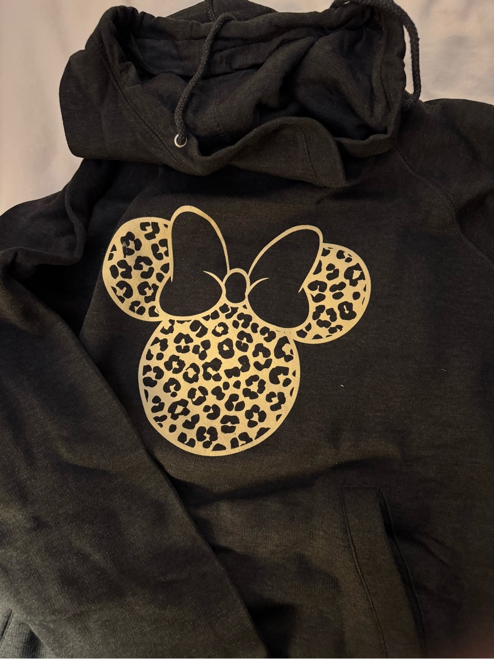 Minnie Mouse Leopard Print Hoodie